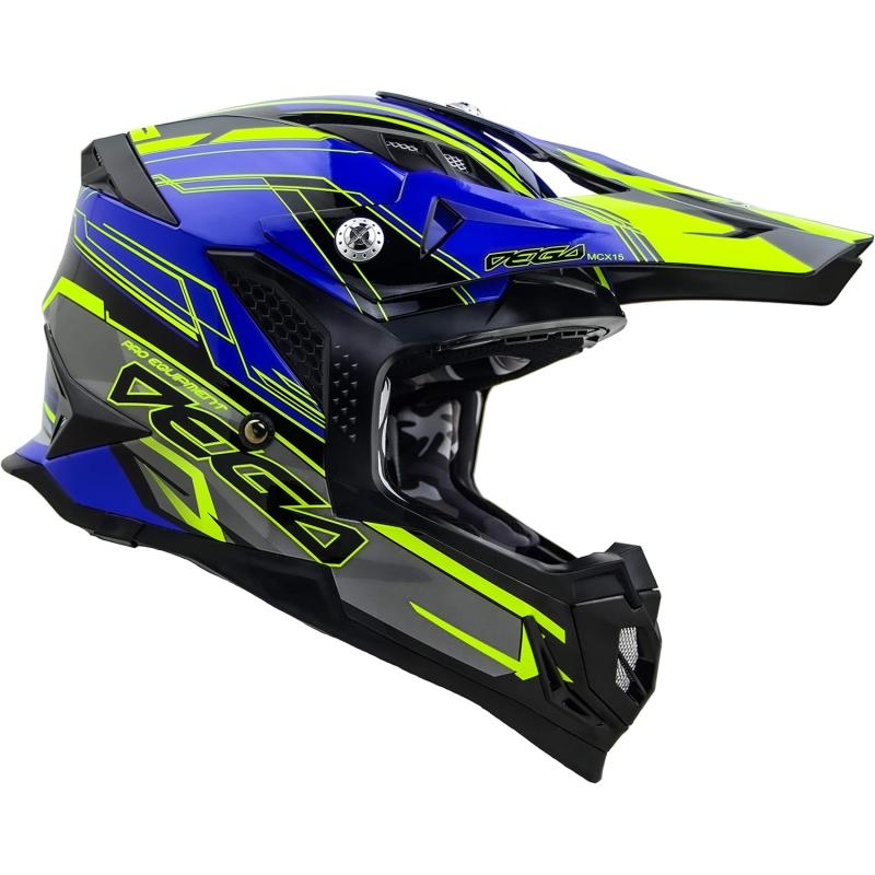 Vega off outlet road helmet blue