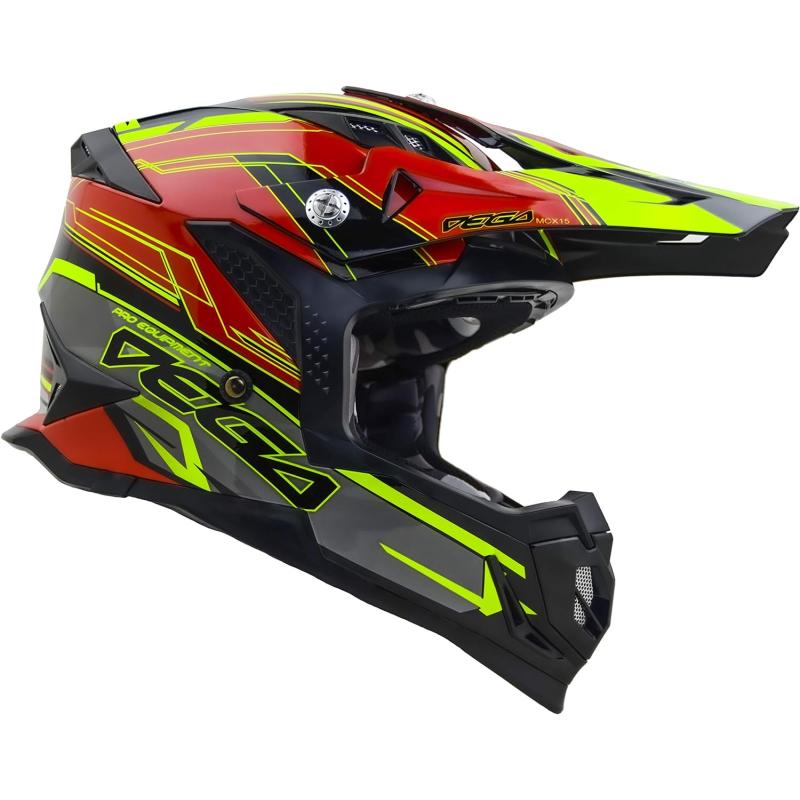 Vega off outlet road helmet red